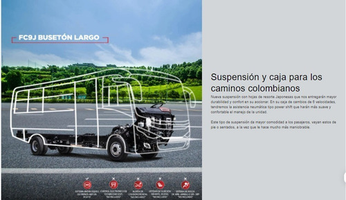Imagen 10 de 14 de Hino Fc Buseton Lwb Mecanico / Automatatico - Negociable