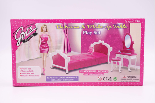 Girls Favorite /gloria Dormitorio & Maquillaje Juego De Mes.