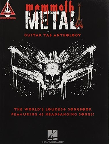 Book : Mammoth Metal Guitar Tab Anthology The Worlds Loudes