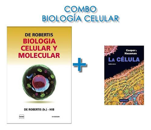 Combo De Robertis Biologia Celular+cooper La Celula