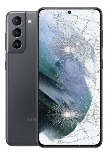 Cambio Vidrio Roto Astillado De Pantalla Para Samsung S21