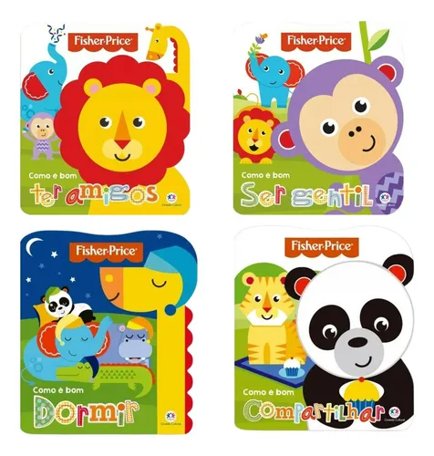Como É Bom Dormir, Como É Bom Ter Amigos, Como É Bom Compartilhar E Como É Bom Ser Gentil, De Fisher-price. Como É Bom, Vol. 4. Editorial Ciranda Cultural, Capa Dura Em Português
