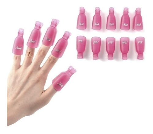 Broches Removedor Capuchón Uñas Esculpidas Gel Esmalte Semi