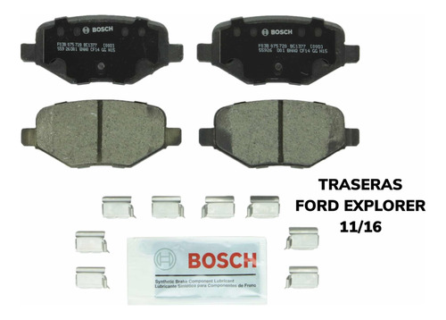 Pastillas De Freno Bosch Traseras Ford Explorer 11/16