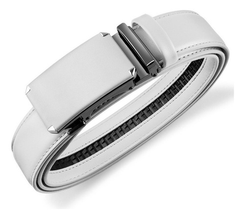Cinturón De Piel Para Hombre Vestir Con Hebilla Automática