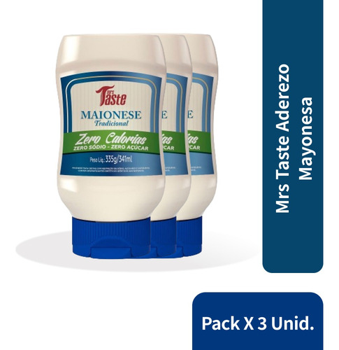 Pack Mrs Taste Aderezo Mayonesa X 3 Unid