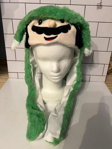 Gorro Peluche Levanta Orejas Varios Modelos Muy Suave Luigi 1