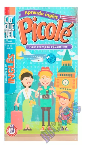 Kit Picolé Infantil Coquetel Com 4 Volumes - Atividade - Caça Palavras -  Jogos