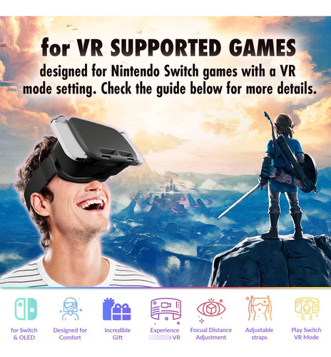 Orzly Vr Headset Designed For Nintendo Switch & Switch Oled