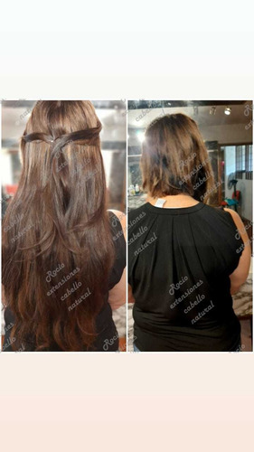 Cortinas Extensiones De Cabello Natural 1 Metr