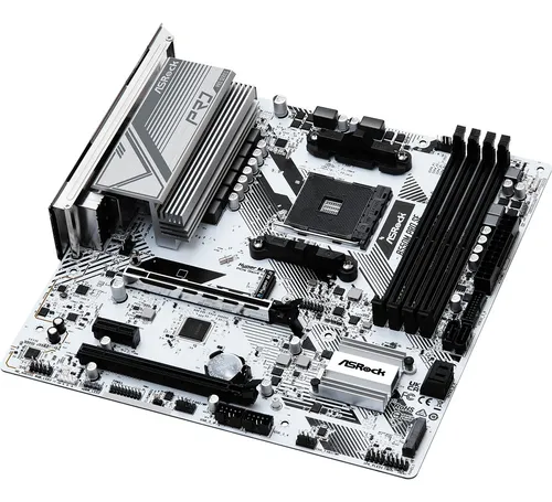Mother Asrock B550m Pro Se Amd Am4 Ddr4 3er 4ta 5ta Gen Color Blanco