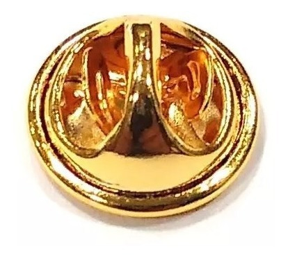 Imagem 4 de 5 de Pim Bótom Broche Brasão Da República Brasil Folheado A Ouro