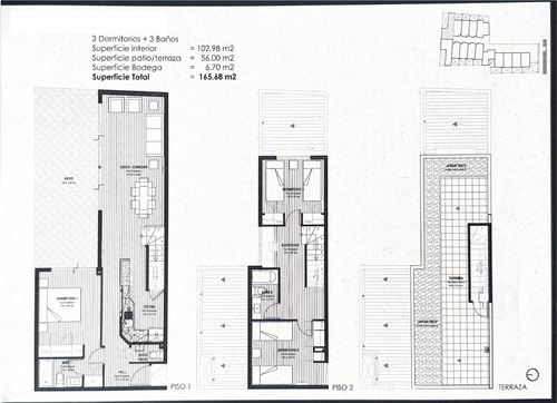Townhouse 3 Dormitorios En Excelente Ubicación Providencia