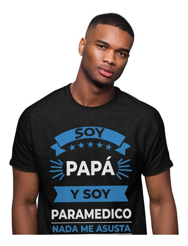 Camisetas De Paramedicos Negras Salvadores De Cleen Alexer