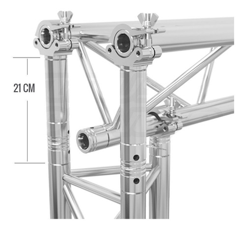 Imagen 2 de 3 de Cosmic Truss 5055 Acople Truss Espaciador Con Clamp 210mm