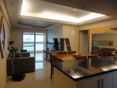 Imagem 9 de 21 de Belíssimo Apartamento De Frente Ao Mar Com Varanda Gourmet - Ap1469
