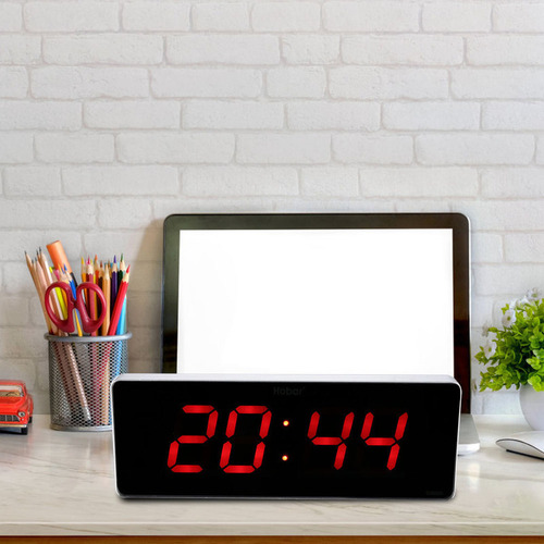 Reloj De Pared Digital Led De Aleación De Aluminio
