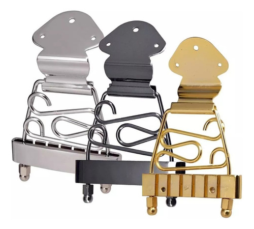 Tailpiece Bridge Frame Com Fio Para 6 Archtop Jazz Guitar