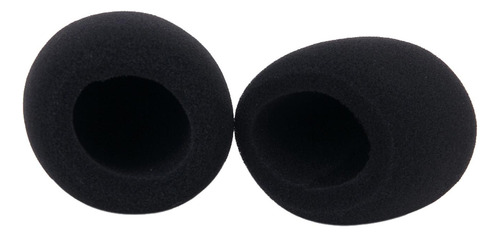 2 Piezas Studio Micrófono Foam Mic Negro