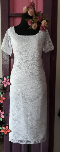 Promo! Vestido + Falda En Raso Casamiento Civil E Iglesia