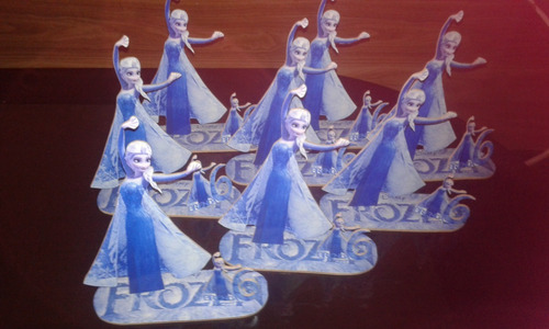 Centros De Mesa Fibrofacil, Formitas Frozen, Disney!!
