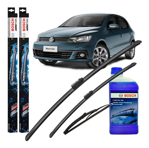 Kit Escobillas Gol Trend 1.6 8v Msi 2017 2018 Trasera+liqui