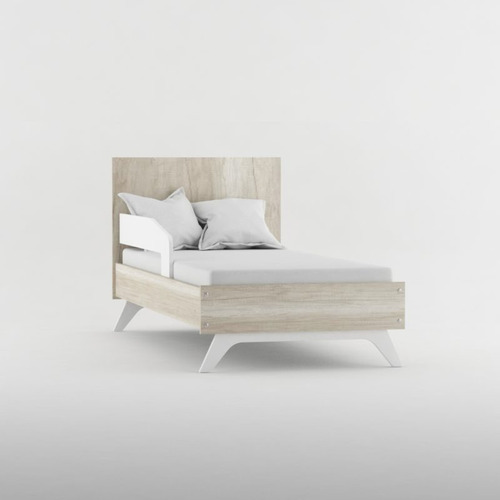 Imagen 5 de 10 de Cama Cuna Multifuncion 1 Plaza Cajones Mesa De Luz - Elsie
