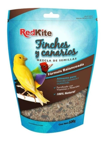 Alimentopara Canarios Y Finches Red Kite Mezcla  500 G