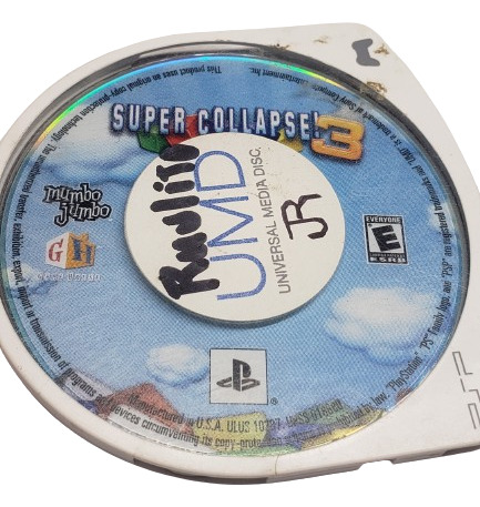 Super Collapse 3 Psp Umd Usado 