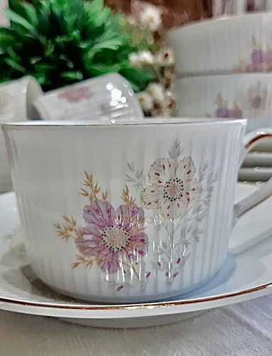Juego De Té Y Masas De Porcelana Verbano