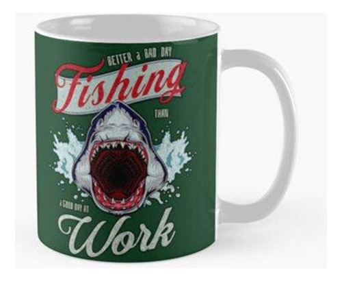 Taza La Pesca Es Lo Mejor Calidad Premium