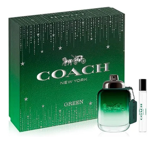 Perfume Hombre Coach Green Edt 60ml Set Volumen De La Unidad 60 Ml