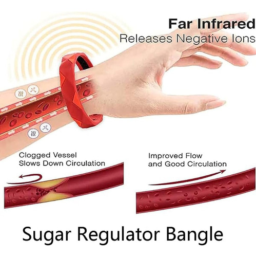 9×pcs Brazalete Regulador Azúcar Azúcar Healthify