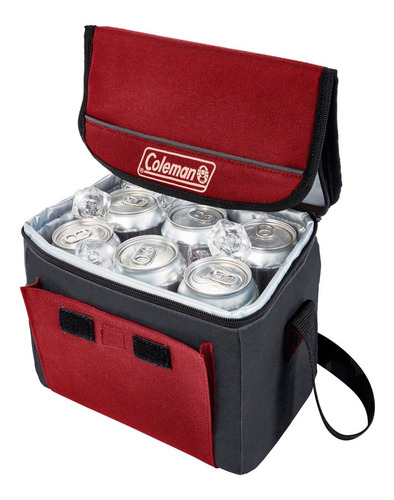 Imagen 7 de 9 de Conservadora Bolso Termico Coleman 9latas Rojo Coleman