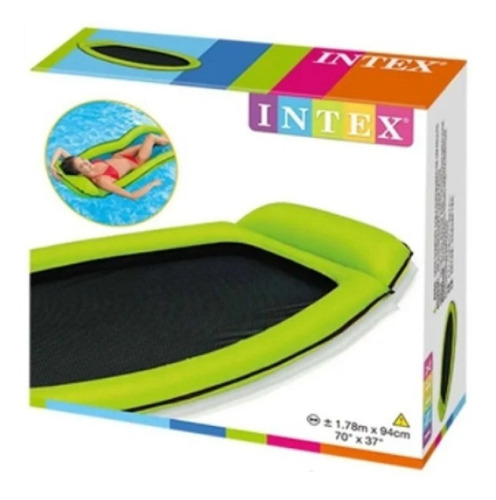 Colchoneta Intex Para Agua Mesh Lounge 178x94cm 58836