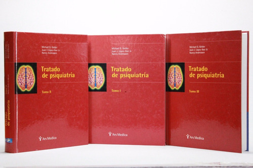 Tratado De Psiquiatría 3 Tomos Pasta Dura C1r