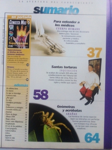 Imagen 2 de 5 de Revista Conozca Más Año 10 No. 10 Supersticiones El Disfraz