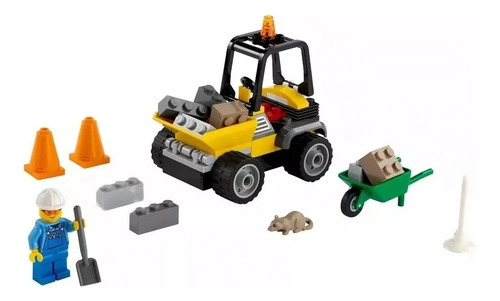 Camión De Obras Viales Lego City 60284 Original Nuevo