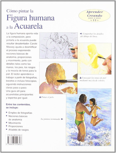 Como Pintar Figura Humana Acuarela, De Carole Massey. Editorial Drac, Tapa Blanda En Español