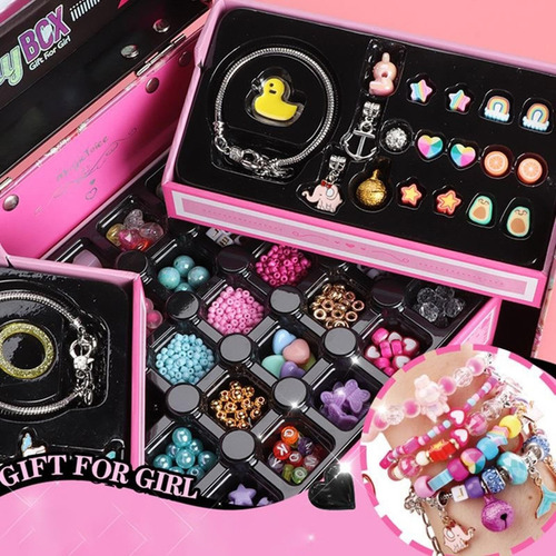 Kits Para Hacer Pulseras Con Dijes Para Niñas,kits Para