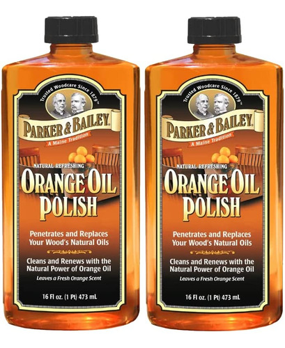 Parker Bailey Naranja Petróleo Polaco 16oz  2 Pack