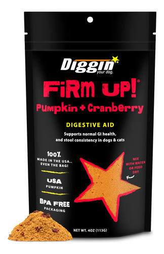 Suplemento De Calabaza Diggin Your Dog Firm Up