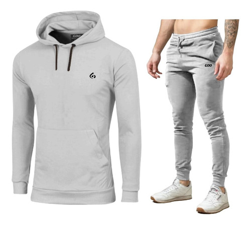 Conjunto Buzo O Campera Y Jogging Lines Hombre Gdo