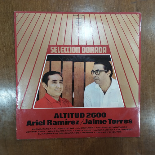 Disco Vinilo Ariel Ramírez Y Jaime Torres, Altitud 2600