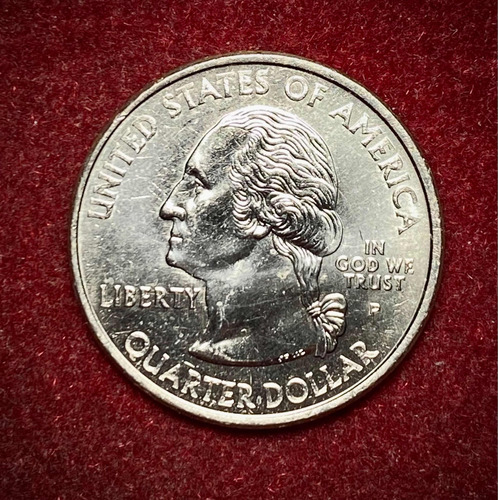 Moneda 1/4 Dólar Estados Unidos 2001 P Km 320 Rhode Island
