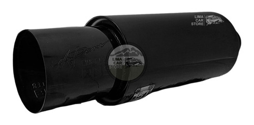 Resonador Muffler Hks Negro Acero Inoxidable Talla Xs