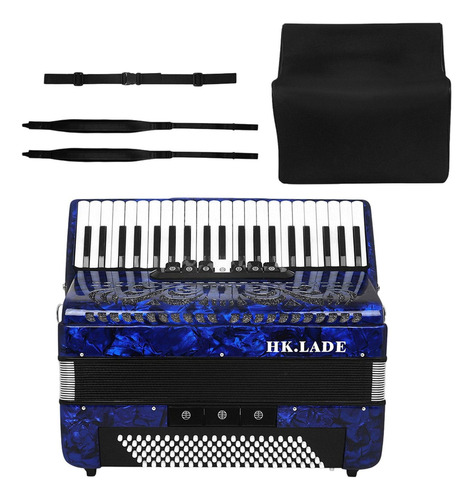 Acordeón 120 Bajos 41 Teclas Acordeón De Piano Con Correas