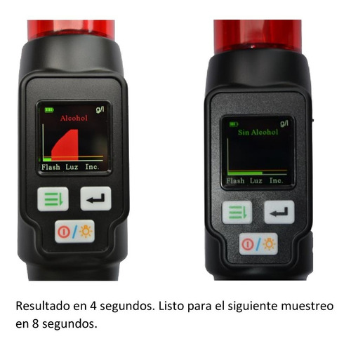 Imagen 4 de 5 de Alcoholímetro Alcostop 1800 - No Requiere Boquilla