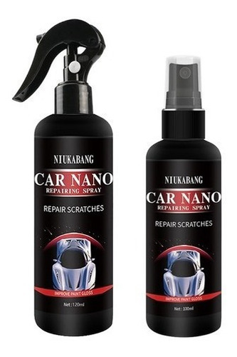 2pcs Reparação De Arranhões De Carro Nano Spray 120ml