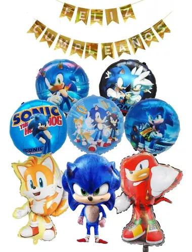 Globo Metalizado Sonic The Hedgehog 18 Pulgadas (45 Cms)